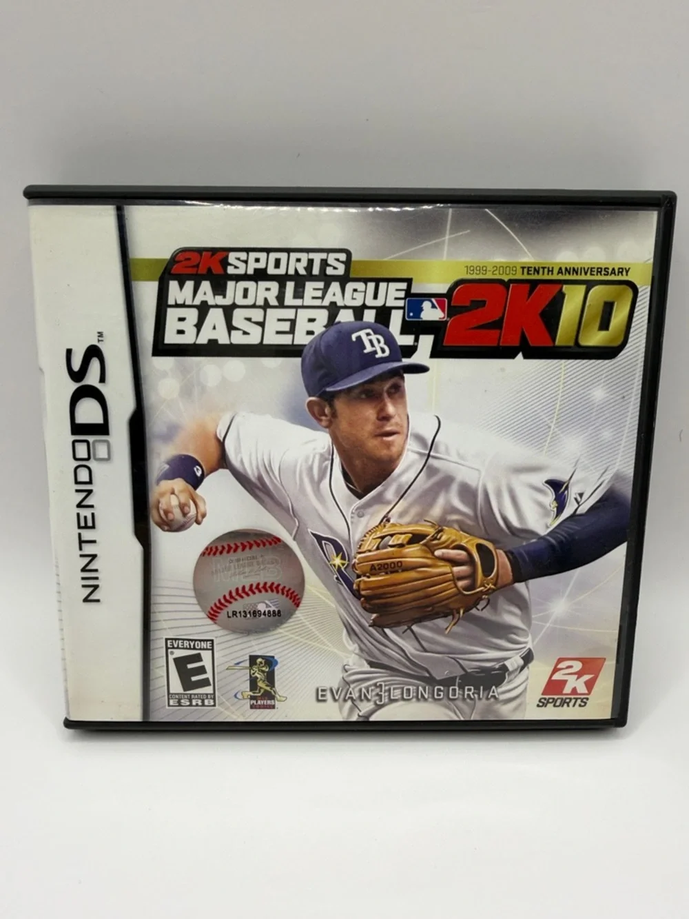 Major League Baseball 2K10 Nintendo DS‎ Game White/Gray CIB